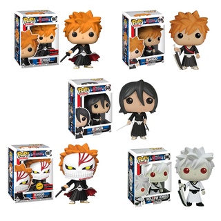 Funko Pop! 《BLEACH》Kurosaki Ichigo Kuchiki Rukia โมเดลฟิกเกอร์ไวนิล ของเล่นสําหรับเด็ก