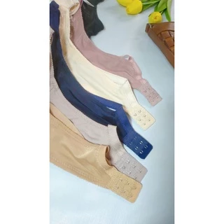 เสื้อในผู้ใหญ่/ผู้สูงอายุ..บราไร้โครงไม่กดทับลายลูกไม้นิ่มใส่สบาย size 34-36-38-40-42-44