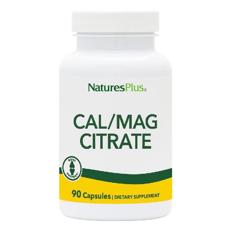 Nature s Plus Cal / Mag Citrate 90 Capsules Calcium Magnesium Citrate แคลเซียม แมกนีเซียม NaturesPlu
