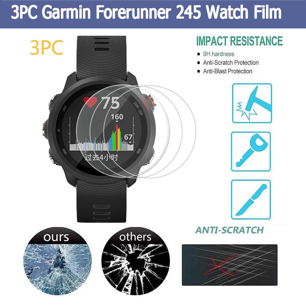 HOT SALE ฟิล์มกระจกนิรภัยสำหรับ Garmin Forerunner 245 3 ชิ้น