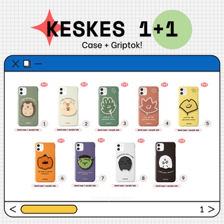 [Pre-order] ꊞ. Keskes 1+1 | Case + griptok • ของแท้จากเกาหลี