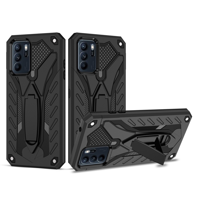 เคสหุ่นยนต์ สำหรับ OPPO Reno 8Z 5G ไฮบริด มีขาตั้ง กันกระแทก TPU ส่งจากไทย