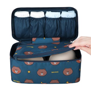 Line Friends Underwear Pouch กระเป๋าใส่ชุดชั้นใน บราวน์ โคนี่ แซลลี่ ลิขสิทธิ์แท้ พร้อมส่ง