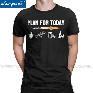 เสื้อยืด พิมพ์ลาย Plan For Today Millwright Coffee Wrench แฟชั่นสําหรับผู้ชาย 2022