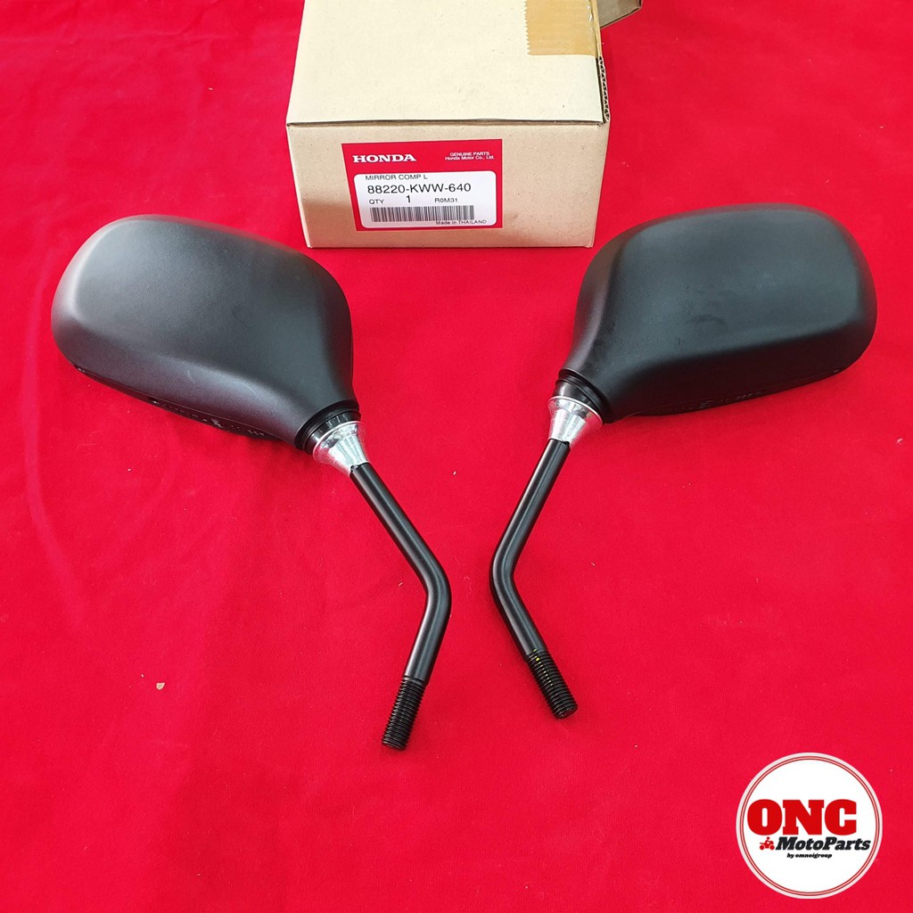 กระจกข้าง มองหลัง Honda Wave 110i ของแท้ เบิกศูนย์ ฮอนด้า (88220-KWW-640 / 88210-KWW-640)