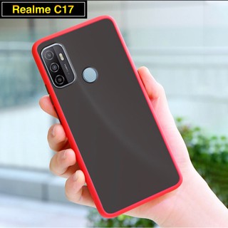 [ ส่งจากไทย ] Case Realme C17 เคสเรียวมี เคสกันกระแทก ปุ่มสีผิวด้าน ขอบนิ่มหลังแข็ง เคสโทรศัพท์ พร้อมส่ง