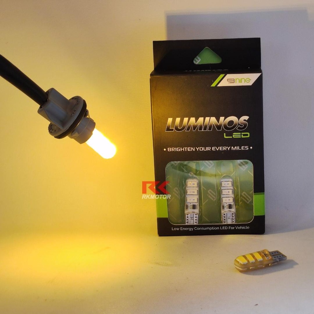 Luminos T10 Gel Jelly Silicone Universal PNP LED Light - สีเหลือง