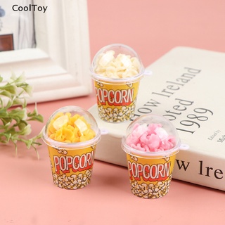 Cooltoy ถังป๊อปคอร์น ขนมขบเคี้ยว 1:12 สําหรับตกแต่งบ้านตุ๊กตา