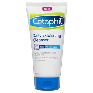 Cetaphil Daily Exfoliating Cleanser 178ml Cleanser สำหรับผิวบอบบางแพ้ง่าย