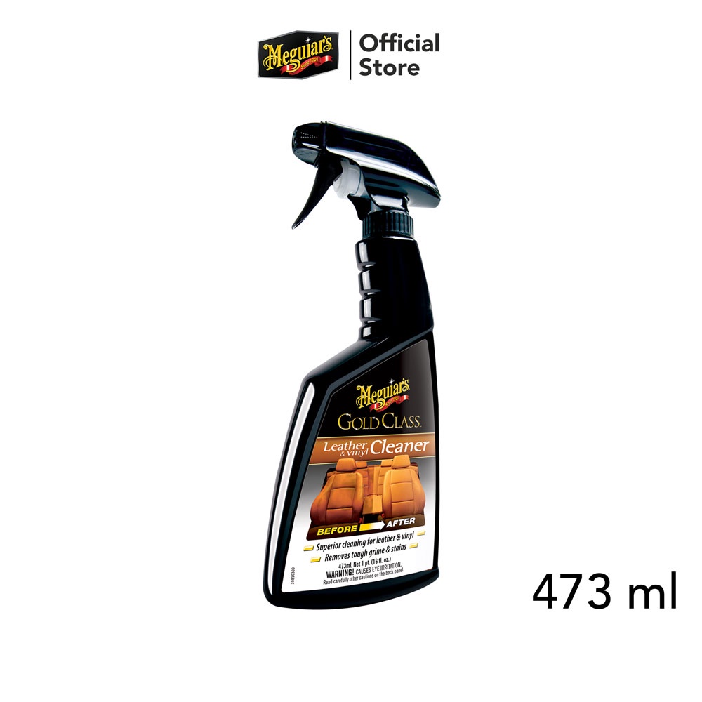 Meguiar's G18516 Leather & Vinyl Cleaner เลเธอร์ แอนด์ ไวนิล คลีนเนอร์ น้ำยาฟอกหนังแท้และหนังเทียม
