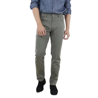 [BOVY JEANS] กางเกงชิโน่ขายาว CHINO X รุ่น 1065 ทรงกระบอก ผ้าพรีเมียม สีดำ เขียว กากี ไซส์ 30-38