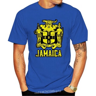 ถูกสุดๆพร้อมส่ง เสื้อยืดแขนสั้น ผ้าฝ้าย 100% พิมพ์ลาย Jamaica Coat Of Arms Out Of Many One People Pride หลากสี แฟชั่นฤดู