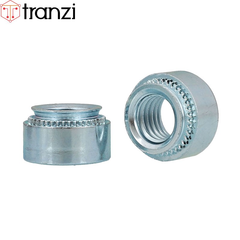 น็อต PEM S สังกะสีเขียวและขาว M4-0 M4x7,95+2+0.876 - ถุง 50 ตัว