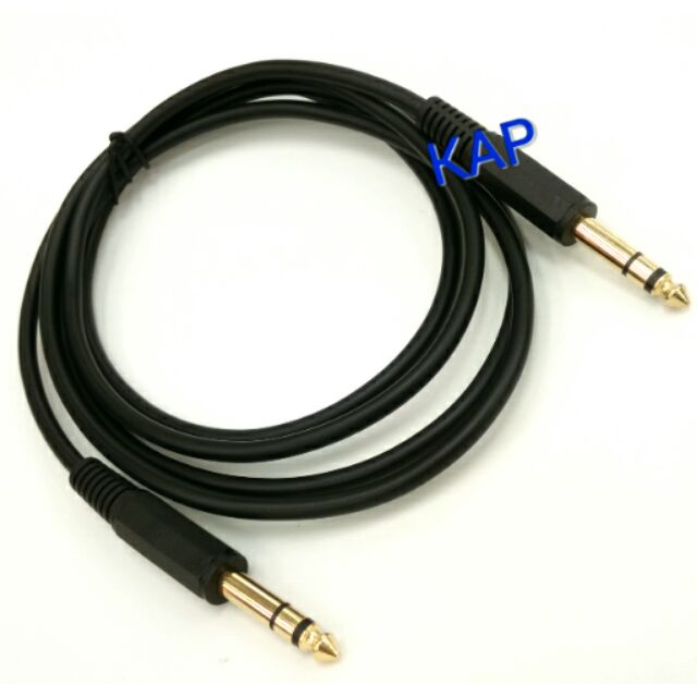 Stereo 6.35mm TRS ผู้/ผู้ AUX Cable (1.8M)