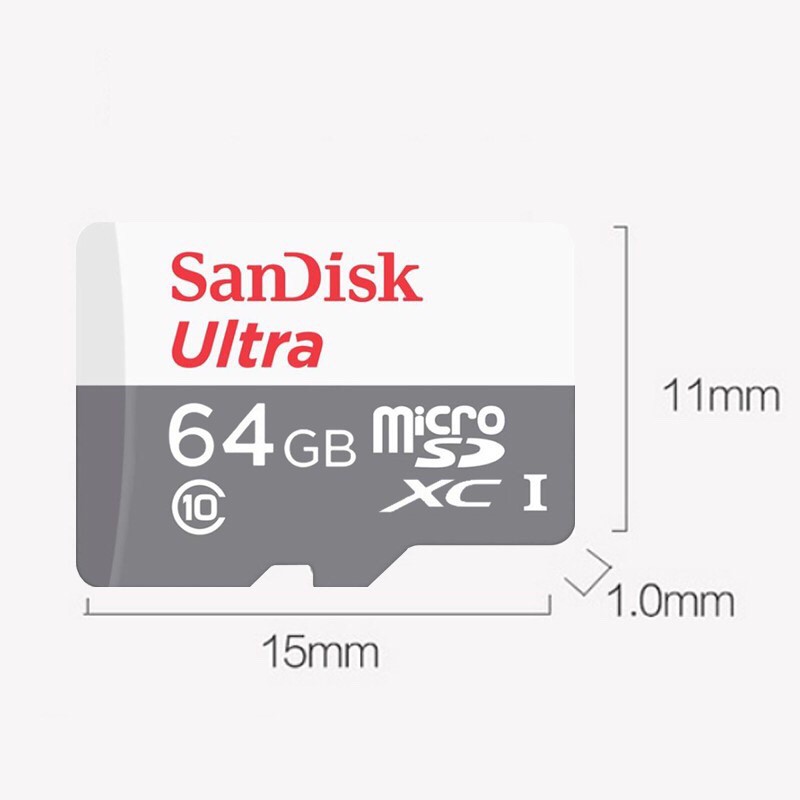 SanDisk Ultra Micro SD Card 64GB 100mb/s 533x Class10 SDXC  (SDSQUNR-064G-GN3MN) ประกัน 7ปี Memory โทรศํพท์ Smartphone กล้อง IP Camera  MicroSD TF Card | Shopee Thailand