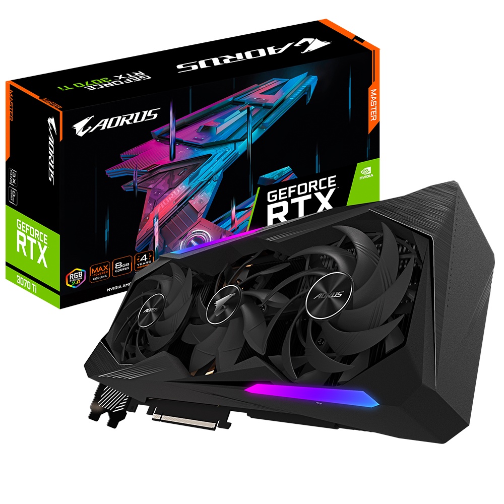 GIGABYTE AORUS GeForce RTX 3070 Ti MASTER 8G///// มือ1ประกันsynnex