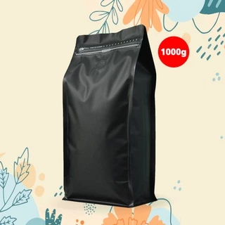 Cube Coffee Bag ถุงกาแฟ ถุงใส่เมล็ดกาแฟ แบบ ซิปล็อค และ ขยายข้าง มีวาล์ว 100 - 1000 กรัม จำนวน 10 ใบ