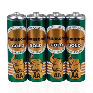 👑ลดพิเศษ ถูกที่สุด🔥 ของแท้ 💯% PANASONIC GOLD #R6GT/4SL 1.5V BATTERY AA ถ่าน แมงกานีส พานาโซนิค โกลด์ แพ็คละ 4 ก้อน