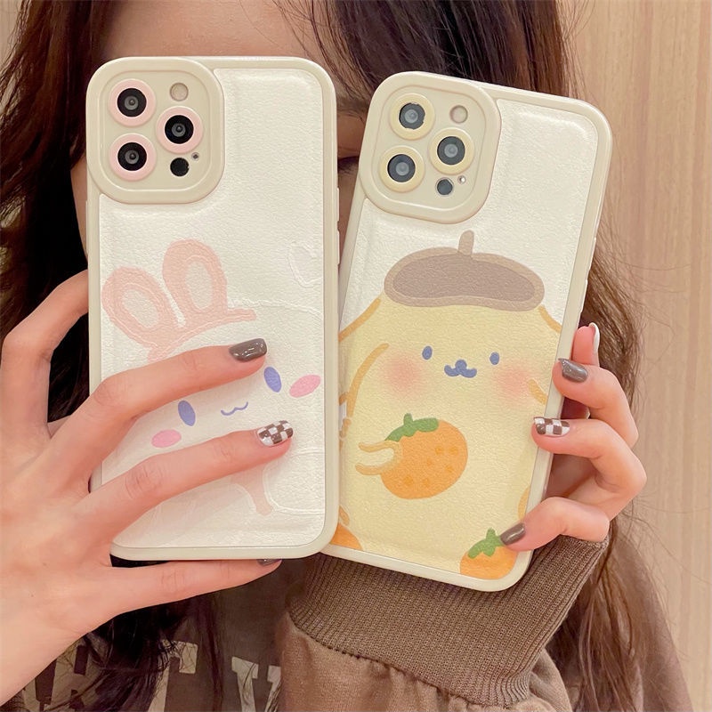 Cartoon cute pudding dog iphone 13 pro max phone case apple 12 phone case 11 soft case xr/xs/8plus protective case 7p