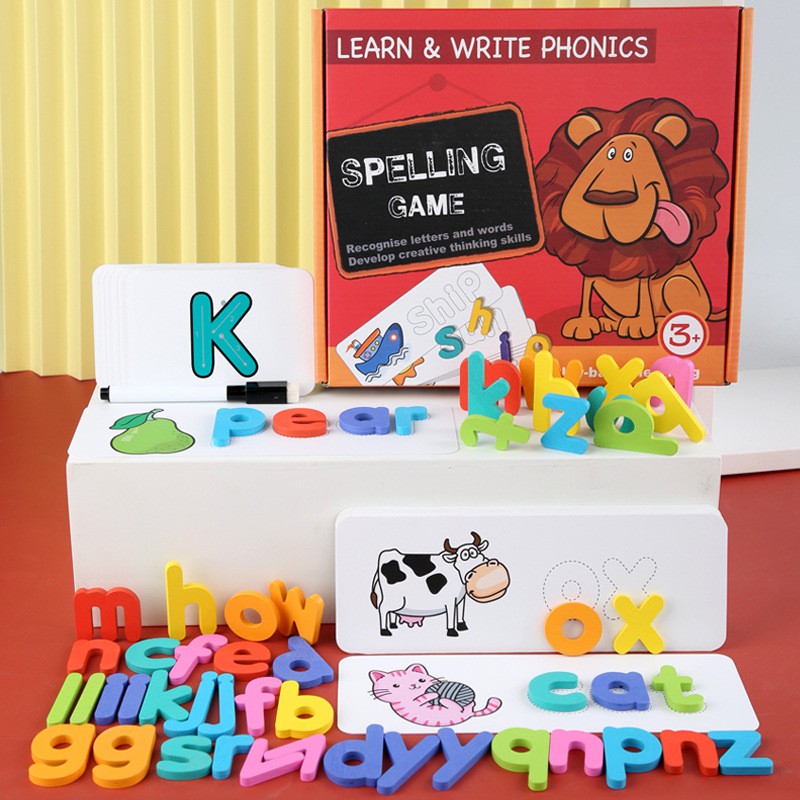 เกมส์สะกดคำศัพท์ภาษาอังกฤษ สำหรับเด็ก ชุด Spelling Game A-Z ของเล่นเสริมพัฒนาการ