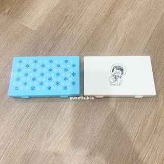 (พร้อมส่ง) กล่องพลาสติกสีพาสเทล พิมพ์ลาย กล่องใส่ของน่ารักจุกจิก กล่องใส่หน้ากาอนามัย