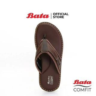 Bata MEN'S Sandal รองเท้าแตะชายแบบหนีบ สีน้ำตาล รหัส 8714183