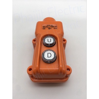 สวิทช์เครน,สวิทช์รอก รุ่น EOB-63(6ปุ่ม) ยี่ห้อ ETEN 250VAC/5A(RAINPROOF)