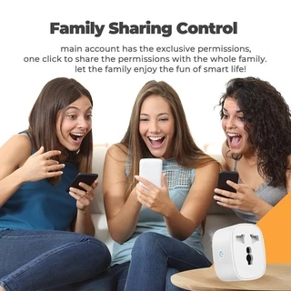 Tuya สมาร์ทปลั๊กรู Universal Wi-Fi เปิดปิด ตั้งเวลาผ่านแอป มีรุ่นวัดพลังงานได้/ไม่ได้ รองรับ Google Home/Alexa