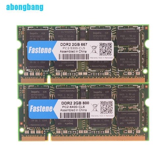 Abongbang Laptop notebook 2gb ddr2 pc2-6400 667mhz 800mhz ram memory