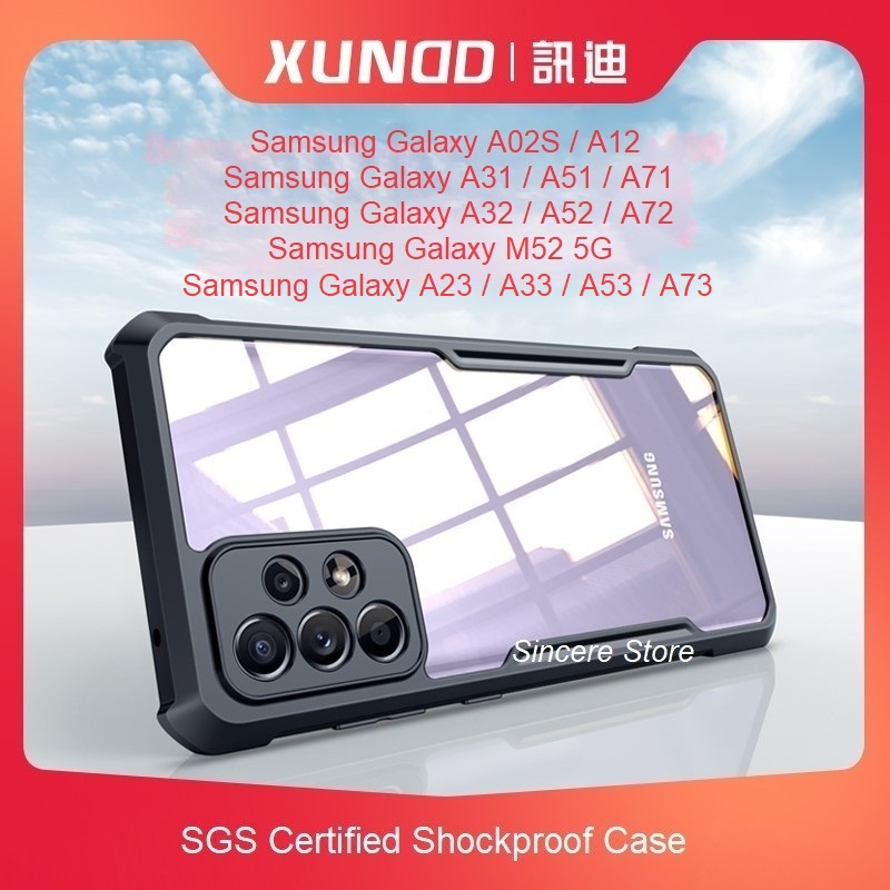 Samsung Galaxy A32 4G 5G M52 A31 A12 A02S Xundd ShockProof เคสโทรศัพท ์ Casing Cover
