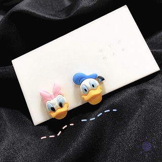 Korea Mickey and Donald Duck handmade original cartoon daisy earrings female