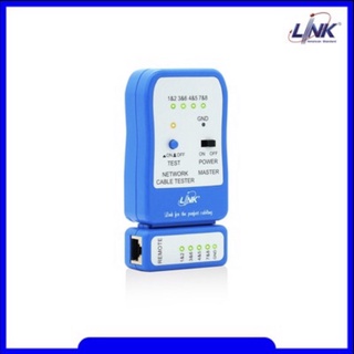 Link TX-1302 US-8010 UTP CABLE TESTER  (NEW BLUE)เครื่องหาปลายสาย