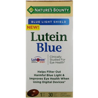 Natures Bounty, Lutein Blue, 30 Softgels