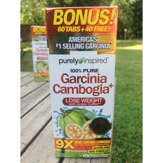 สารสกัดจากผลส้มแขก Garcinia Cambogia+, 100 Easy-To-Swallow Veggie Tablets (Purely Inspired)