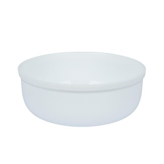 ขันน้ำกลม 18 ซม. PLIM สีขาว ROUND WASH BOWL PLIM 18CM WHITE