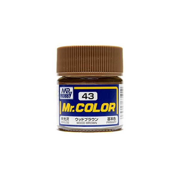 Mr.Hobby Mr.Color C43 Wood Brown Semi-Gloss (10ml) 4973028635010 (สี)