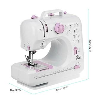 จักรเย็บผ้าไฟฟ้าไร้สาย12 ตะเข็บ Electric sewing machine ควบคุมความเร็วได้ 2 ระดับ