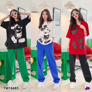 Set 2 ชิ้น เสื้อแขนสั้น + กางเกงขายาว TW16485