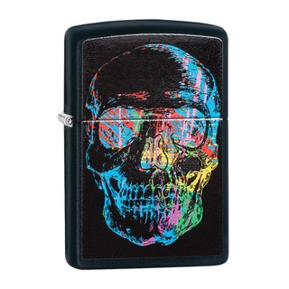 Zippo ไฟแช็กรุ่น 28042 Colorful Skull ของแท้ รับประกันตลอดชีวิต นำเข้าและจำหน่ายโดยตัวแทนจำหน่าย