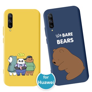 เคส Bears Soft Case Huawei Y7A P Smart 2021 P40 Pro Plus Case Y5P Y6P Y7P Y8P Mate 10 20 30 Lite P20 30 Lite Y9 Prime 2019 Nova 2i 3i 3e 4e 4 5 5i 5T 6 7 SE 7i Pro TPU Phone Casing