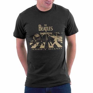 เสื้อยืดผ้าฝ้าย พิมพ์ลาย The Beatles Abbey Road George Harrison Ringo Starr Paul Mccartney John Lennon Hand สําหรับผู้ชา