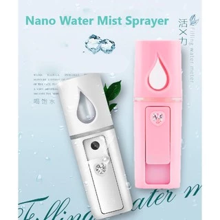 เครื่องฉีดน้ำหมอกนาโนขนาดเล็ก 20 มล. ฉีดน้ำหน้า USB หน้า Nebulizer ไอน้ำแบบพกพา เครื่องมืออาหารเสริมน้ำนาโน สเปรย์หน้า เครื่องฉีดความชื้นหมอกเย็น Hydration