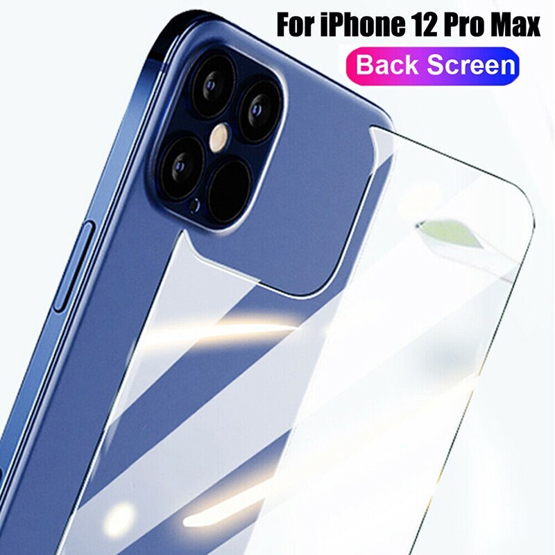 9H Back Tempered Glass Film for iPhone 15 14 13 12 11 Pro Max Back Screen Protector apple iphone12mini XS Max XR X 8 7 Plus i12 i11 i8 i7 Thin Phone Rear Back Cover