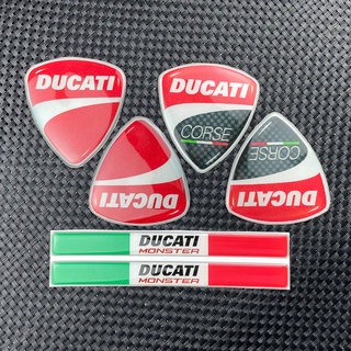 สติกเกอร์โลโก้สะท้อนแสง 3D สําหรับติดตกแต่งหมวกกันน็อครถจักรยานยนต์ Ducati Monster 797