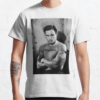 ขายดี เสื้อยืด พิมพ์ลาย Marlon Brando EFmafc37IFpanh95 สไตล์คลาสสิก สําหรับผู้ชายSize S-5XL