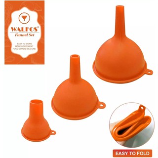 วอลฟอส ซิลิโคนช่องทางปากกว้างช่องทางสําหรับน้ํามันของเหลวไวน…