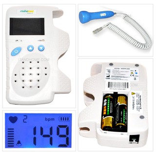 เครื่องฟังเสียงหัวใจทารกในครรภ์ เครื่องฟังเสียงตั้งครรภ์ Pocket Fetal Doppler