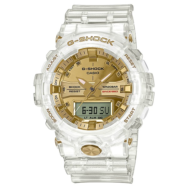 นาฬิกา Casio G-Shock 35th Anniversary Limited GLACIER GOLD 5rd series รุ่น GA-835E-7A, GA-835E-7 ของแท้ รับประกัน1ปี