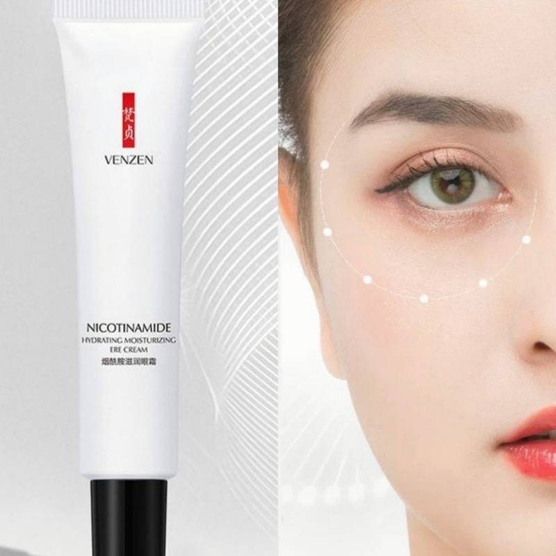 F.85 Venzen อายครีมบํารุงรอบดวงตา Niacinamide ให้ความชุ่มชื้นต่อต้านริ้วรอย 20มล. F.85