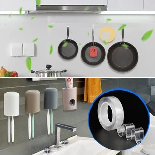เทปกาวนาโน / เทปกาวสองหน้า / เทปกาวสองหน้า นาโน Multi - Function กาว Magic TAPE double sided tape ใส